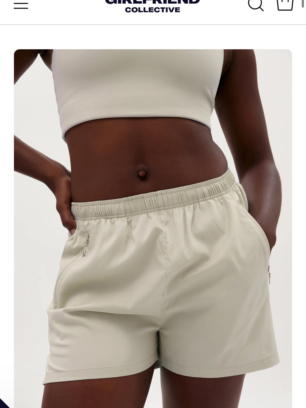 GRLFRND Elastic Waist Lounge Shorts withPockets